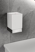 Стакан для зубных щеток Boheme Qubic 10724-NB цвет Брашированный никель-3