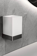 Стакан для зубных щеток Boheme Qubic 10724-NB цвет Брашированный никель-5