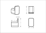 Крючок Boheme Qubic 10726-NB цвет Брашированный никель-4
