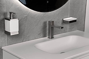 Дозатор для жидкого мыла Boheme Qubic 10727-NB цвет Брашированный никель-2