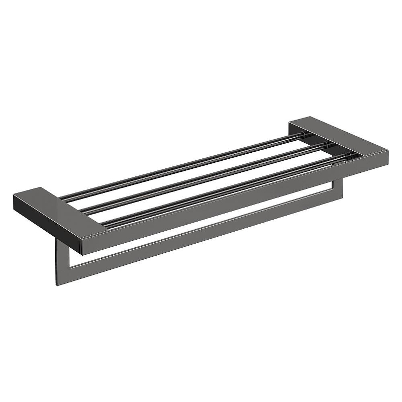 Полка для полотенец Boheme Qubic 10737-SGM 