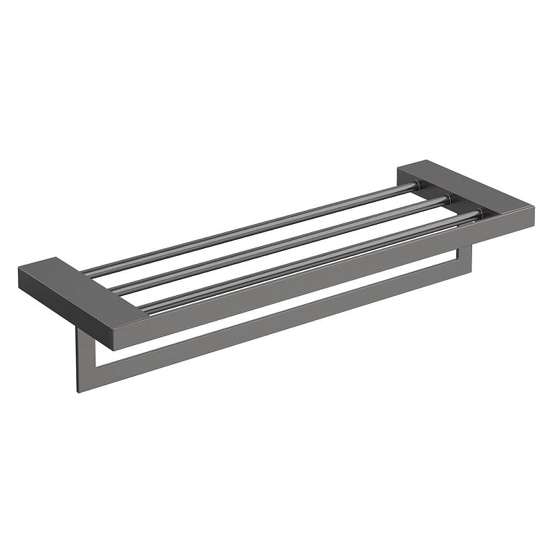 Полка для полотенец Boheme Qubic 10737-GM 