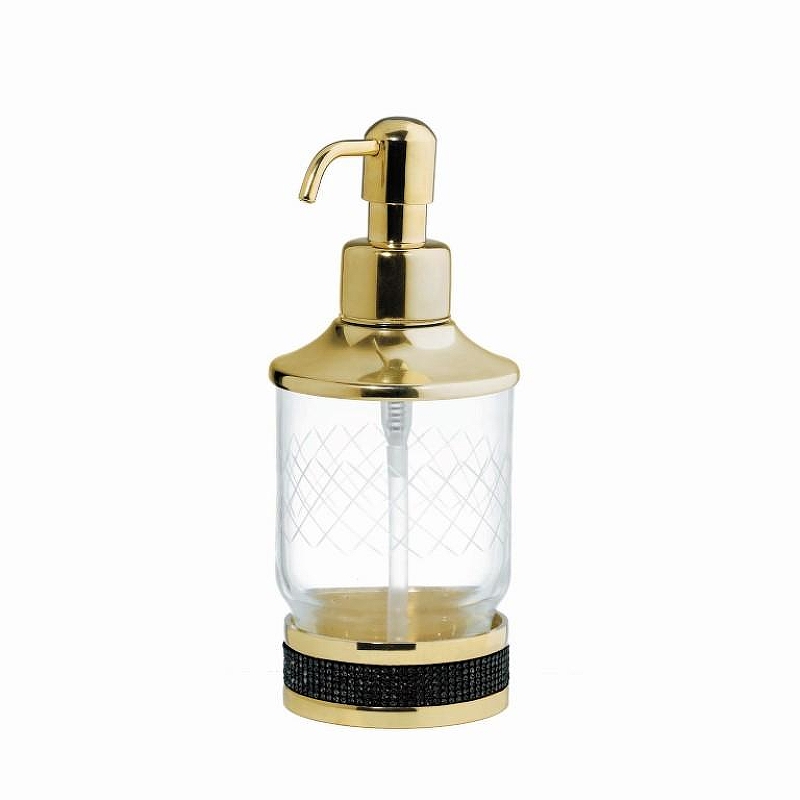 Дозатор для жидкого мыла Boheme Royal Cristal 10929-ROYALE-G-B 