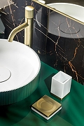 Мыльница Boheme Qubic 10960-MG цвет Золото матовое-3