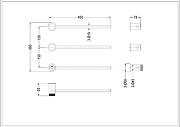 Электрический полотенцесушитель Boheme Stick 727-extra-MW дополнительный элемент цвет Белый матовый-1