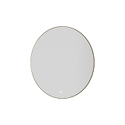 Зеркало Boheme Modern 80 545-80-MG с подсветкой цвет Золото матовое с сенсорным выключателем и подогревом