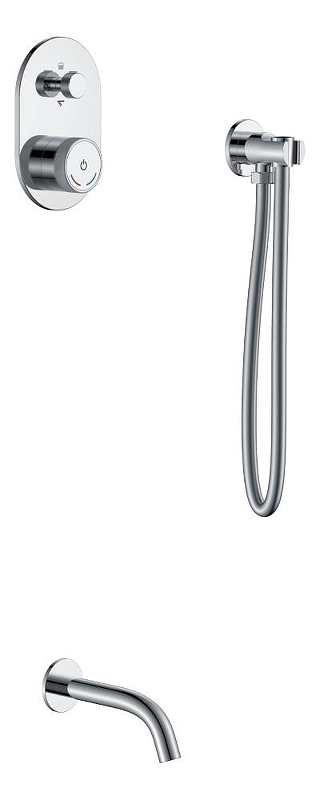 Смеситель для ванны Boheme Tech 154-CR 