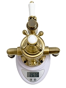 Душевая система Migliore King 32879 с термостатом цвет Бронза-1