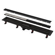 Душевой лоток Alcaplast APZ19BLACK-850 с решеткой цвет Черный матовый / под плитку