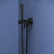 Гигиенический душ со смесителем RGW Shower Panels (Шоувер панелс) SP-220B 581408220-04 цвет Черный матовый-3