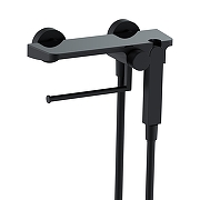 Гигиенический душ со смесителем RGW Shower Panels (Шоувер панелс) SP-220B 581408220-04 цвет Черный матовый-5