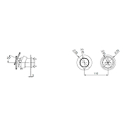 Смеситель для душа Remer Chrono CH92ZPWBRP цвет Медь брашированная-1