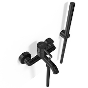 Смеситель для ванны Remer Metrica MC02GM цвет Оружейная сталь-1