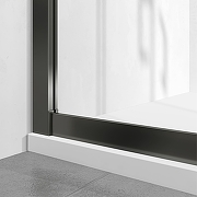 Душевой уголок RGW Passage (Пассаж) PA-39Gr 90х90 03083999-110 профиль Серый стекло прозрачное-3