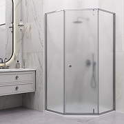 Душевой уголок RGW Hotel (Отель) HO-088 90х90 350608899-21 профиль Хром стекло матовое-сатинат-1