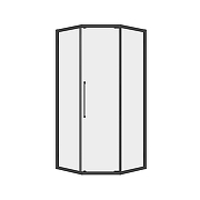 Душевой уголок RGW Passage (Пассаж) PA-86B 90х90 38088699-14N профиль Черный стекло прозрачное-6