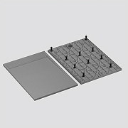 Душевой поддон из стеклопластика RGW TMC-Co 150х80 553902815-10 цвет Бетон-4