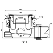 Душевой поддон из стеклопластика RGW SMC-C-W 80х80 12350188-0101 цвет Белый-13