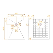 Душевой поддон из искусственного камня RGW Stone Tray (Стоун Трей) ST-W 100х80 14152810-01-11ST цвет Белый-4