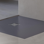 Душевой поддон из искусственного камня RGW Stone Tray (Стоун Трей) ST-G 90х90 16152099-002 цвет Графит-7