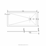 Душевой поддон из искусственного камня RGW Stone Tray (Стоун Трей) ST-W 100х80 16152810-001 цвет Белый-17