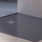 Душевой поддон из искусственного камня RGW Stone Tray (Стоун Трей) ST-G 100х90 16152910-002 цвет Графит-7