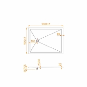 Душевой поддон из искусственного камня RGW Stone Tray (Стоун Трей) ST-W 120х90 16152912-001 цвет Белый-17