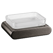 Мыльница Remer Lounge LN10GM цвет Оружейная сталь