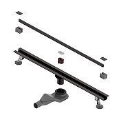 Душевой лоток RGW SDR-50B-60 76215060-04 с решеткой цвет Черный-4