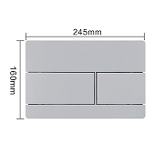Кнопка смыва для инсталляции RGW SWH-08CB 80420008-001 цвет Хром-1