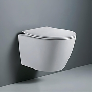 Унитаз подвесной RGW SW-50 80420250-01 цвет Белый с сиденьем Микролифт-1
