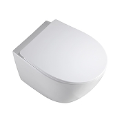 Унитаз подвесной RGW SW-50 80420250-01 цвет Белый с сиденьем Микролифт-5