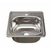 Кухонная мойка Mixline 38 531266 цвет Хром со смесителем Viko V-4110 Хром-1