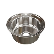 Кухонная мойка Mixline 49 528182 цвет Хром со смесителем Viko V-4110 Хром-1