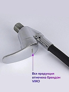 Кухонная мойка Reflexion Start 43 RX0844BL цвет Черный со смесителем Viko V-3224 Хром Черный-14