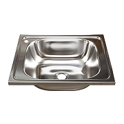 Кухонная мойка Mixline 50 527962 цвет Хром со смесителем Viko V-4110 Хром-1