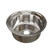 Кухонная мойка Mixline 51 528184 цвет Хром со смесителем Viko V-4110 Хром-1
