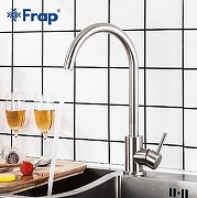 Кухонная мойка Seaman Eco Wien SWT-3945.A Нержавеющая сталь со смесителем Frap F40899 Нержавеющая сталь-4