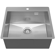 Кухонная мойка Reflexion Iseo 50 RX2250SS цвет Полированная сталь со смесителем Gappo G4099 Нержавеющая сталь-3
