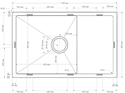 Кухонная мойка Seaman Eco Bremen SBO-7245.A Нержавеющая сталь со смесителем Gappo G4099 Нержавеющая сталь-14