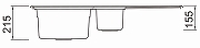 Кухонная мойка Seaman Eco Roma SMR-9750B.B Нержавеющая сталь со смесителем Gappo G4099 Нержавеющая сталь-15