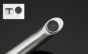Кухонная мойка Paulmark Next-Pro 54 Uni PM705445-BS цвет Брашированная сталь со смесителем Gappo G4099 Нержавеющая сталь-16
