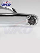Кухонная мойка Ulgran Classic U-404-307 Терракот со смесителем Viko V-7611 Хром-10