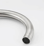 Кухонная мойка Emar Steel 50 T5060L цвет Глянец со смесителем Frap F40899 Нержавеющая сталь-6