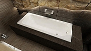 Стальная ванна Kaldewei Saniform Plus 363-1 170x70 111800013001 с покрытием Easy-clean, с ножками 581470000000-4