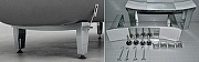 Стальная ванна BLB Europa Mini B15E 105x70 без гидромассажа, с ножками APMSTDBL1-3