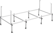 Акриловая ванна Roca Easy 170x70 ZRU9302905 без гидромассажа, с каркасом ZRU9302907-9