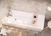Акриловая ванна Roca Leon 170x70 248658000 без гидромассажа, с каркасом 248660000-1
