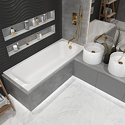 Акриловая ванна Whitecross Vibe 180x75 0105.180075.100 без гидромассажа, с ножками NWT-50-2