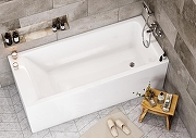Акриловая ванна Roca Easy 180x80 248618000 без гидромассажа, с каркасом 25P028000-6